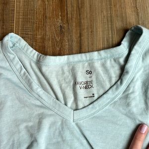 So Favorite V neck long sleeve size M
